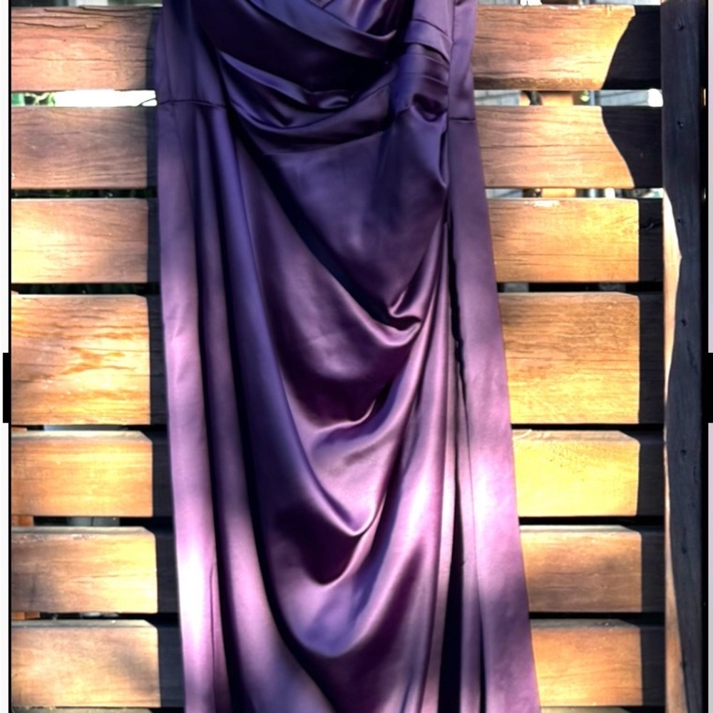 Lina Deep Purple Maxi Dress/ Mother of Bride/bridesmaid